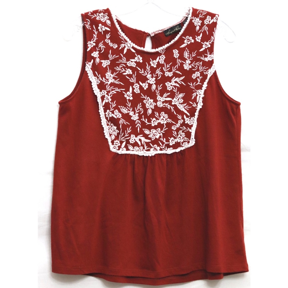 Tempted Hearts Bohemian Tank Sz M in EUC